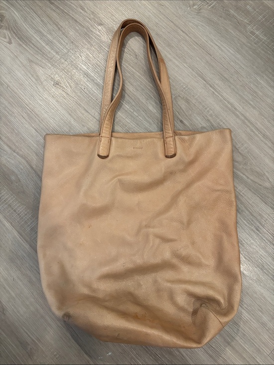 BAGGU Handbags - Baggu leather tote bag